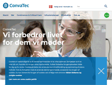 Tablet Screenshot of convatec.dk