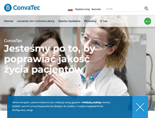 Tablet Screenshot of convatec.pl