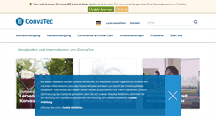 Desktop Screenshot of convatec.de