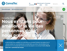 Tablet Screenshot of convatec.fr