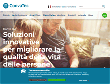 Tablet Screenshot of convatec.it