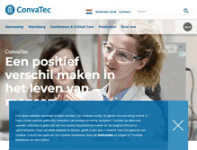 Tablet Screenshot of convatec.nl