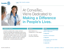 Tablet Screenshot of croatia.convatec.com