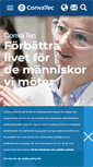 Mobile Screenshot of convatec.se
