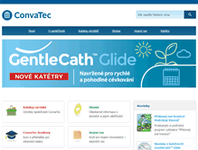 Tablet Screenshot of convatec.cz